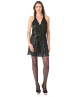 Yesterday Never Dies: Vestido de seda Bond Negro